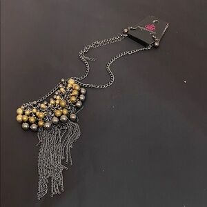 Paparazzi Gold and Silver Beaded Necklace